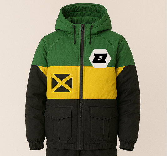 Jamaica themed tracksuit by T.E.